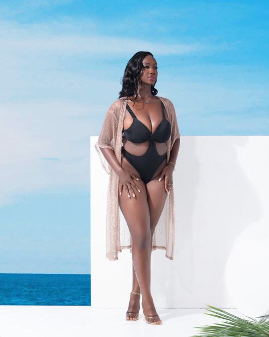 Liz Embellished Kimono Cover-Up