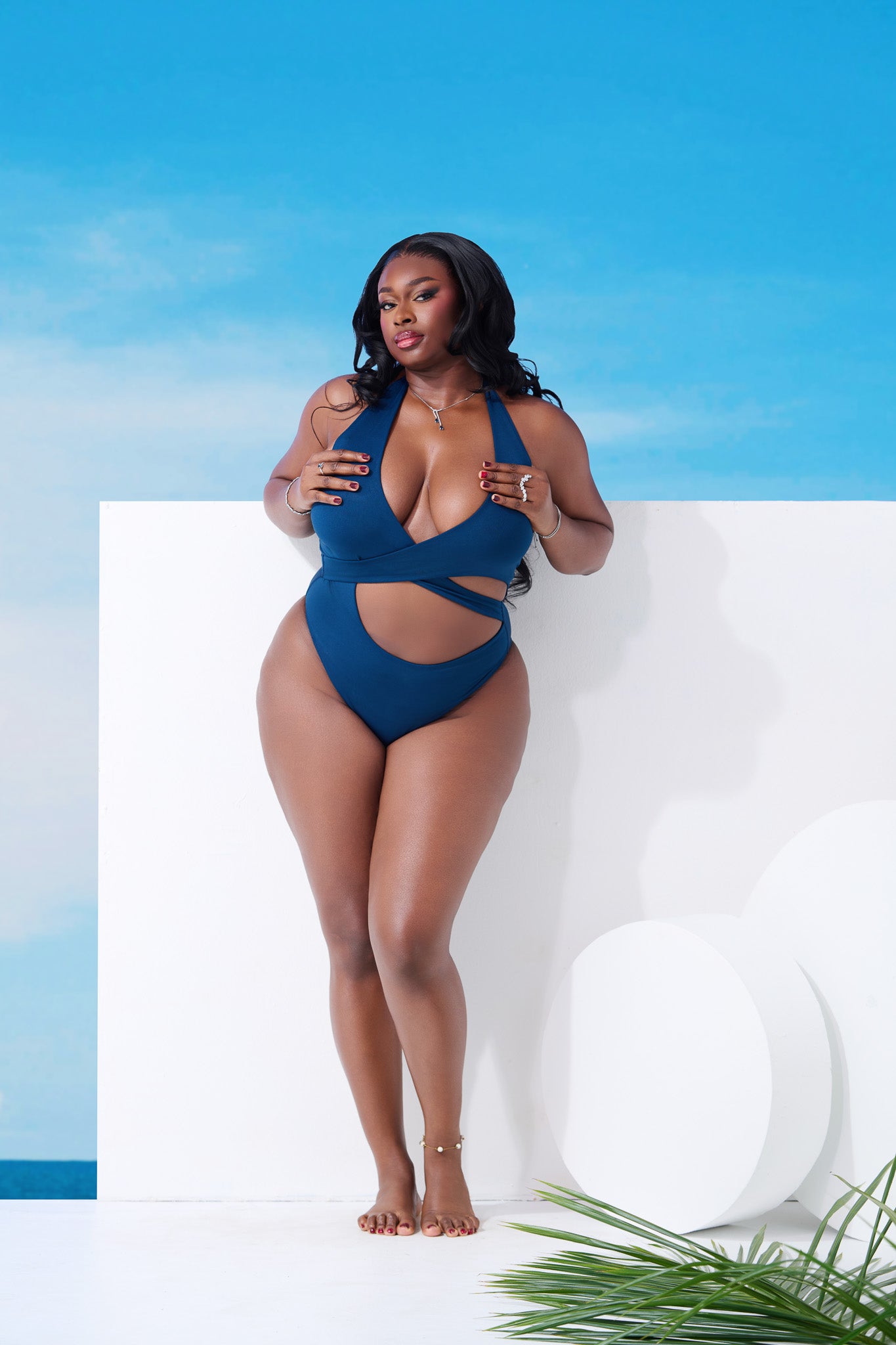 Donna Halterneck Maillot
